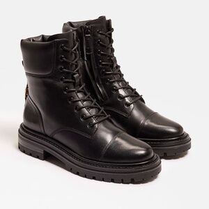 NWOT Sam Edelman Aleia Leather Combat Boots